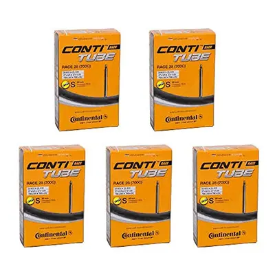 Race 700 x 20-25c Bike Inner Tubes - Presta 80mm Long Valve (Pack of 5)