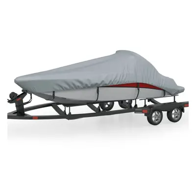 vidaXL Boat Cover Grey (427-488)x173cm Tear-resistant Canvas Canopy Protector