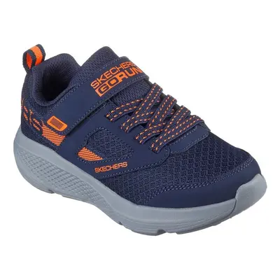 (2 UK, Navy/Orange) Skechers Boys Go Run Elevate Astonishing Speed Trainers