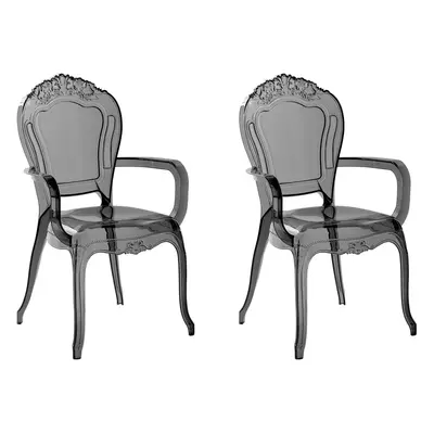 Set of Dining Chairs VERMONT Black