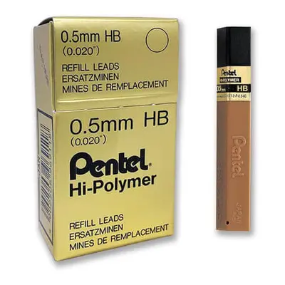 Pentel Hi-Polymer Lead Refill 0.5mm (Box of 12) (HB)