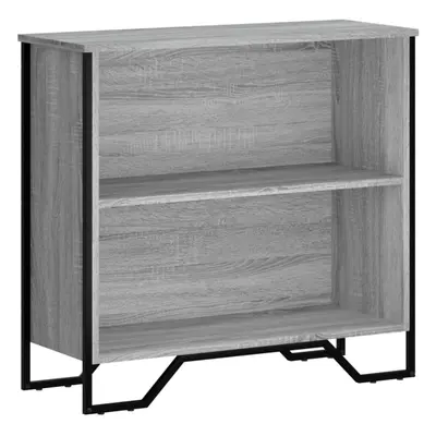 (grey sonoma, x x 74.5 cm) vidaXL Bookcase Bookshelf Book Rack Storage Cabinet Sonoma Oak Engine