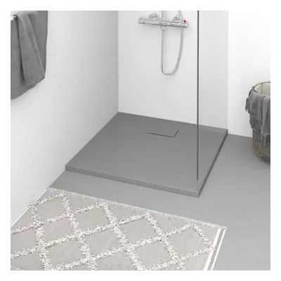 vidaXL Shower Base Tray SMC Grey 80x80 cm Modern Bathroom Shower Receptor