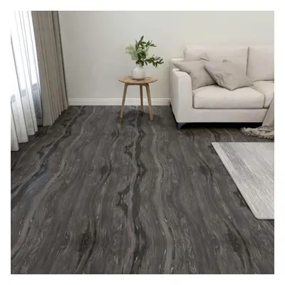 vidaXL 55x Self-adhesive Flooring Planks PVC 5.11 mÂ² Dark Grey Floor Cover