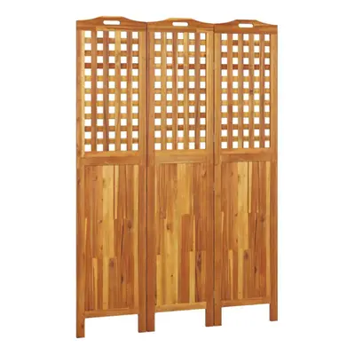 (121.5 x x cm (L x W x H)) vidaXL Solid Wood Acacia Room Divider Separator Privacy Screen Multi 