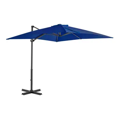 Cantilever Umbrella with Aluminium Pole Azure Blue 250x250 cm