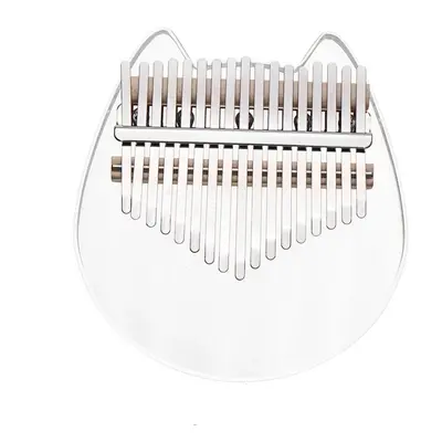 (D) Tone Kalimba Rainbow Crystal Transparent Thumb Piano Styles