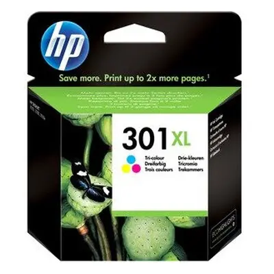 HP 301XL Original Ink Cartridge - Cyan, Magenta, Yellow - Inkjet