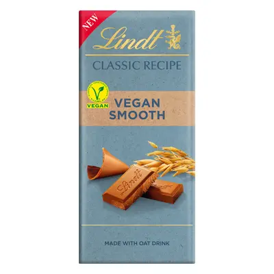 LINDT Classic Recipe Bar - Vegan Smooth 100g (Pack of 20)