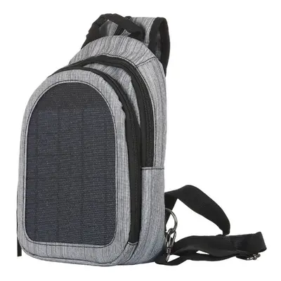 (Light Grey) Solar Power Backpack