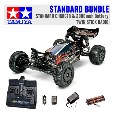 TAMIYA RC Dark Impact 4WD 1:10 Standard Stick Radio Bundle