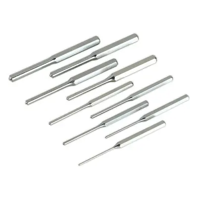 9 Pc Parallel Roll Pin Punch Set - Hardened & Tempered Steel Punches - Metric