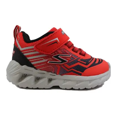 (4 (Children's)) Lights: Magna-Lights - Bozler 401500N Red Mesh Boys Light Up Trainers