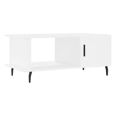 (white) vidaXL Coffee Table Tea Side Table Sofa Couch Table Sonoma Oak Engineered Wood