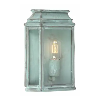 Outdoor IP44 Wall Light Sconce Verdigris LED E27 100W Bulb External d02507