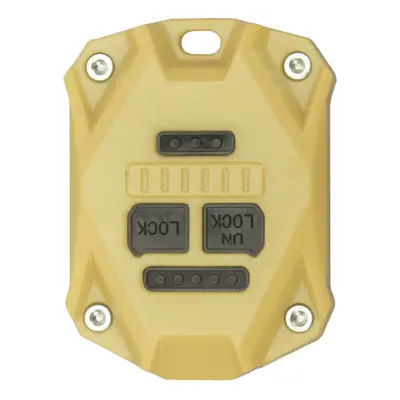 (Yellow) Plastic Key Remote Fob Cover Shell Keypads & Uncut Spare Blade Car Case Replacement for