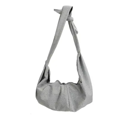 (Gray) Cotton Pet Carrying Bag, Puppy Cat Outdoor Travel Shoulder Bag