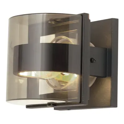 Outdoor IP54 Wall Light Graphite LED E27 60W d01056