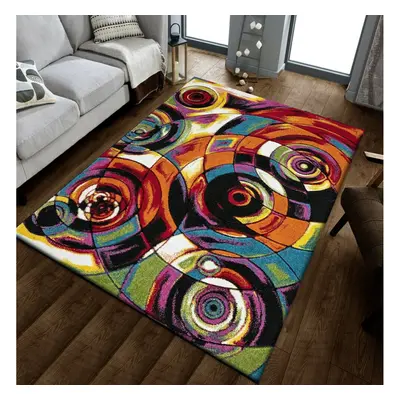 (Moon-Light, 160cm x 230xcm) Modern Design Hand Carved Runner Multi Colour Rugs