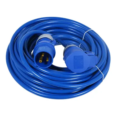 16A Extension Lead 14m 240V 2.5mm Outdoor Construction Site Heavy Duty Generator Power Cable (Bl