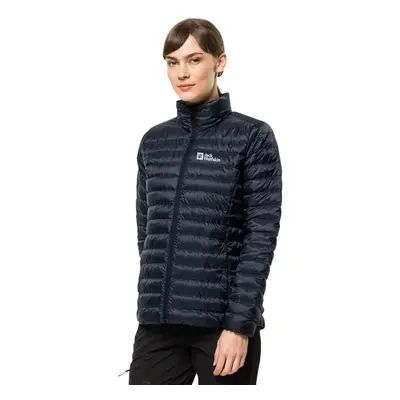 (XS, Night Blue) Jack Wolfskin Womens Pack And Go Waterproof Lightweight Down Jacket