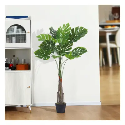 120cm Artificial Monstera Deliciosa Tree in Pot for Decoration