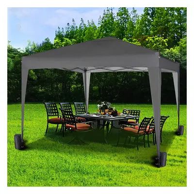 (Grey) MccÂ® 3x3m Pop-up Gazebo Waterproof Outdoor Garden Marquee Canopy NS