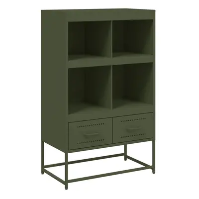 (green) vidaXL Highboard Sideboard Cabinet Home Storage Cupboard Cold-rolled Steel