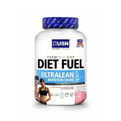 (Strawberry) USN Diet Fuel Ultralean Whey Protein Meal Replacement Weight Loss Shake - 2kg