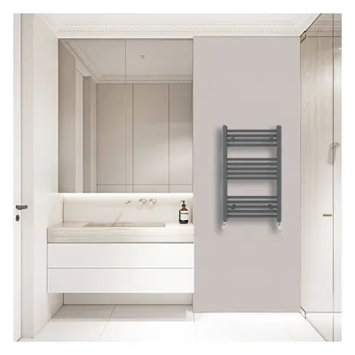 (800x500mm) Warmehaus Straight Heated Towel Rail Central Heating for Bathroom Kitchen Radiator L