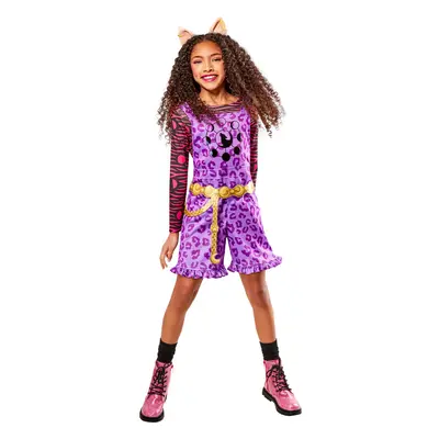 (11-13 Years, Multicoloured) Monster High Childrens/Kids Deluxe Clawdeen Wolf Costume Set