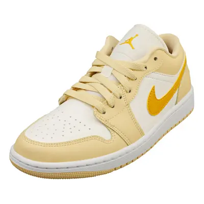 (8.5) Nike Air Jordan Low Womens Fashion Trainers in White Yellow