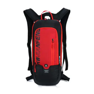 (Red) 10L Climbing Bags Nylon Tactical Shoulder Bag Cycling Running Backpack for Water Bag