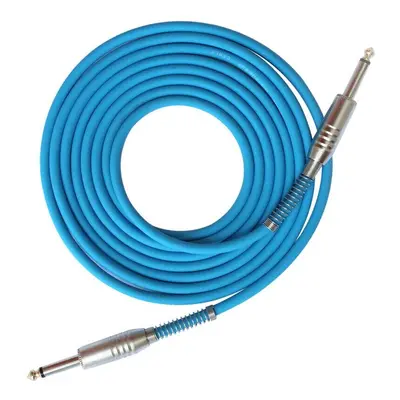 (Blue) 3m Guitar Cable 6.5mm Jack Audio Cable for Guitar Mixer Amplifier Bass