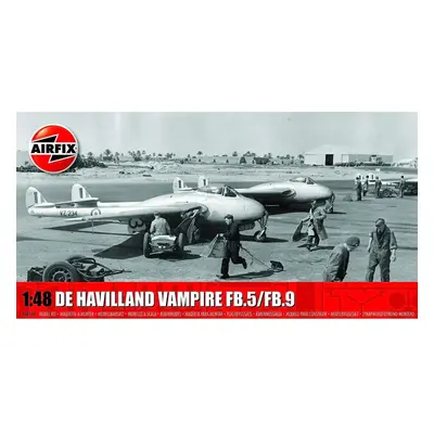 Airfix De Havilland Vampire FB.5/FB.9. 1:48 Model Kit