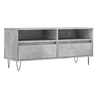 vidaXL TV Cabinet TV Unit Media Cabinet TV Stand Concrete Grey Engineered Wood