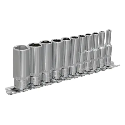 11 PACK - DEEP Socket Set - 1/4" Imperial Square Drive - Point Sockets TORQUE