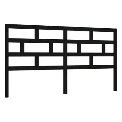 (black, x x cm) vidaXL Bed Headboard Bedroom Bed Header Decorative Headboard Solid Wood Pine