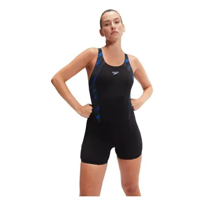 (6 UK, Black/Blue) Speedo Womens/Ladies Hyperboom Splice Legsuit