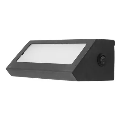 (Black, Warm Light) Modern 5W LED Bedside Indoor Home Wall Light AC85-265V