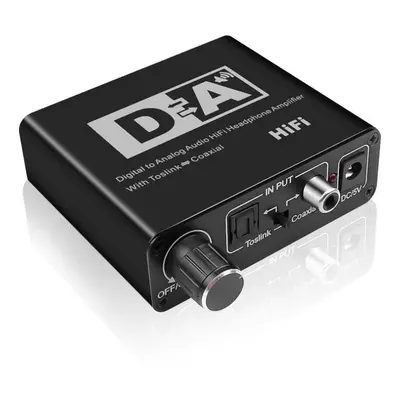 DAC Optical Coaxial Bi-directional Switch RCA 3.5mm Jack Digital to Analog Audio Adapter Convert