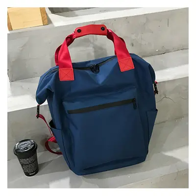 (Blue) 26L Women Men Backpack Rucksack Waterproof Oxford Satchel Shoulder School Bag Handbag Out