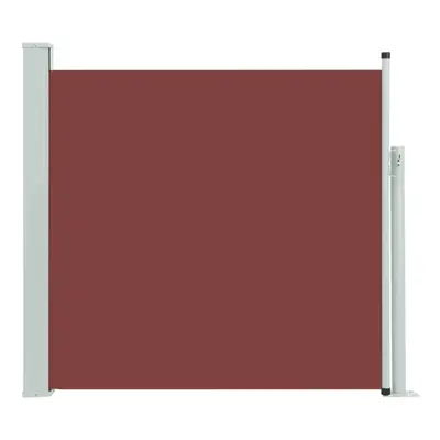 vidaXL Patio Retractable Side Awning 170x300 cm Brown Garden Privacy Screen