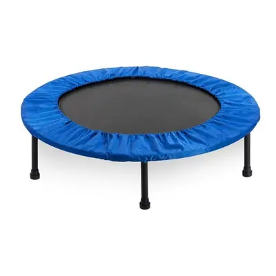 Foldable Muted Round Trampoline Kids Indoor Entertainment Adult Fitness Stability Training