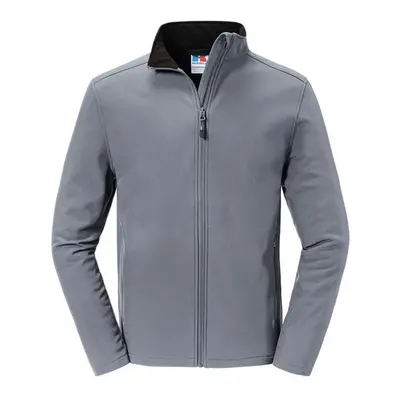 (L, Iron Grey) Russell Mens Essential Soft Shell Jacket