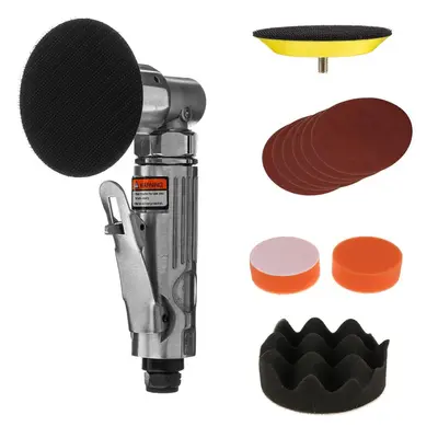 11Pcs Inch Random Orbital Air Palm Sander Polisher Pad Set For Polishing