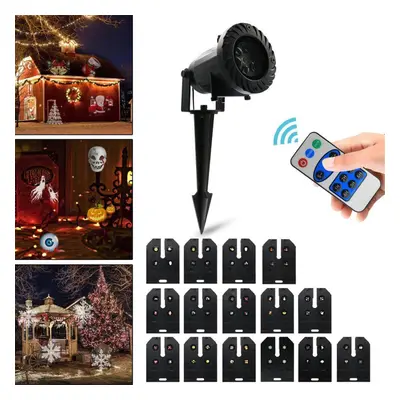 (EU Plug) Patterns LED Projector Stage Light Party DJ Disco with Remote