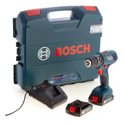 Bosch Bosch GSB 18V-21 Professional Combi Drill (2 x 1.5Ah Batteries) in Case 0615990M00