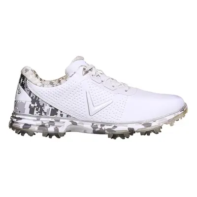 (UK 8.5, White/Camo) Callaway Golf Mens Apex Coronado Leather Waterproof Golf Shoes