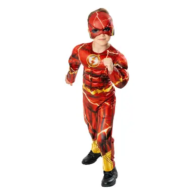 (7-8 Years, Red/Gold) Flash Childrens/Kids Costume